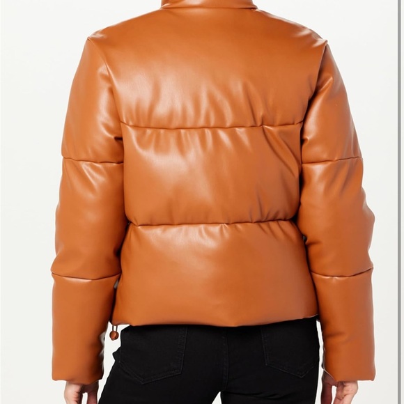 The Drop Women's Priscilla Vegan Leather Puffer - Picture 2 of 5
